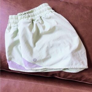 Lululemon Light Green Shorts